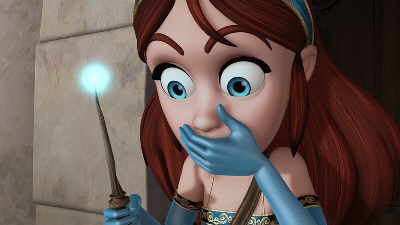 Marian hilft Robin mit einem Zaubertricks. – Bild: ZDF/​Method Animation/​DQ Entertainment/​Fabrique d’images/​ZDF Enterprises/​De Agostini