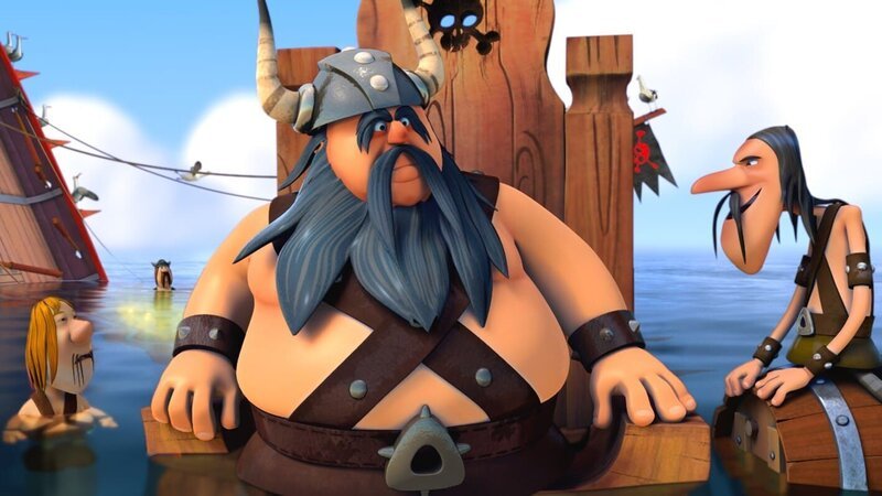 Der scheckliche Sven sitzt in der Patsche. – Bild: ZDF/​studio100media