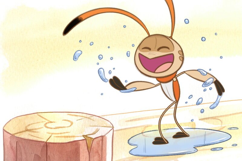 Guetnachtgschichtli – Giggelibug: S'Wasser isch nass! (Staffel 1, Folge 5). – Bild: SRF1