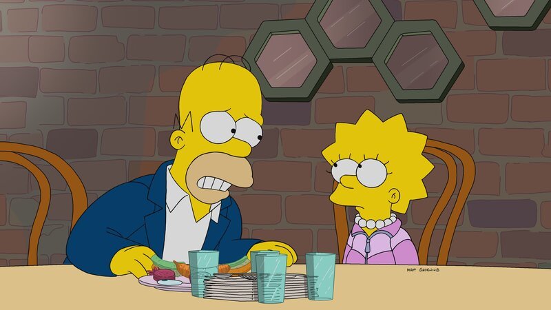 Homer (l.); Lisa (r.) – Bild: ProSieben