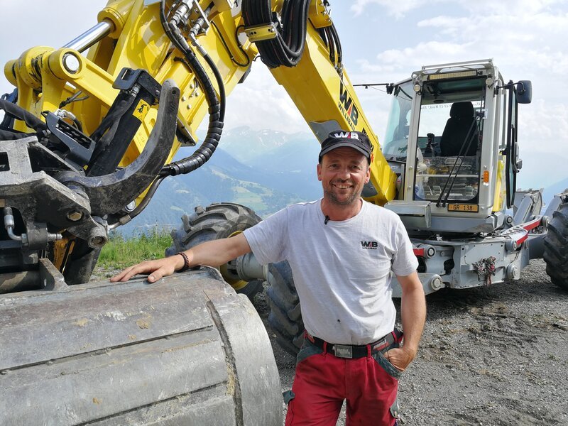 Johannes Frey, Baggerfahrer – Bild: CH Media