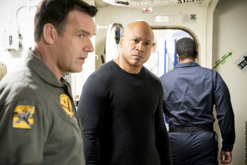 Harmon Rabb Jr. (David James Elliott, l.); Sam Hanna (LL Cool J, r.) – Bild: ProSiebenSat.1 Media SE
