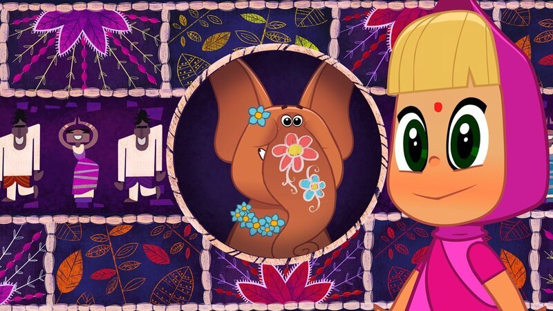 Mascha mit dem Elefanten – Bild: KiKA/​Animaccord LTD /​ KiKA