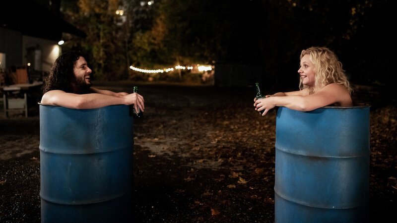 Seitentriebe – Tête à tête einmal anders: Nicola Mastroberardino (Gianni), Laila Nielsen (Hannah); Buch: Güzin Kar; Regie: Güzin Kar, Cosima Frei; Produktion: Langfilm. – Bild: SRF/​Samuel Schalch