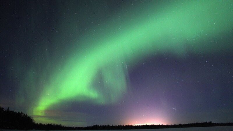 Über der nördlichen Ostsee erscheinen regelmäßig Polarlichter. – Bild: ART