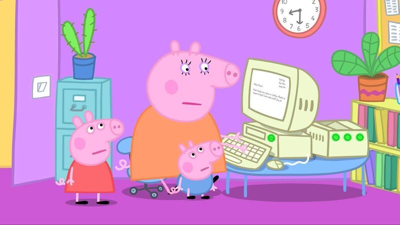 Peppa Pig, Mummy Pig, George Pig. – Bild: TVNOW