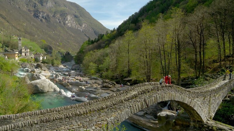Tessin – Fluss Verzasca. – Bild: ORF III Tessin – Fluss Verzasca. – Bild: ORF III