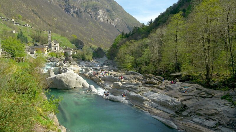 Versasca Fluss. – Bild: ORF III Versasca Fluss. – Bild: ORF III
