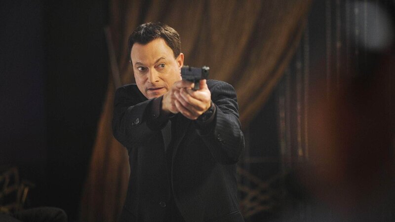 In letzter Sekunde verhindert Mac Taylor (Gary Sinise) einen weiteren Mord und kann einen Tatverdächtigen festnehmen.  Doch ist dies auch der gesuchte Mann, auf dessen Konto die vorherigen Morde gehen? – Bild: MG RTL D /​ CBS