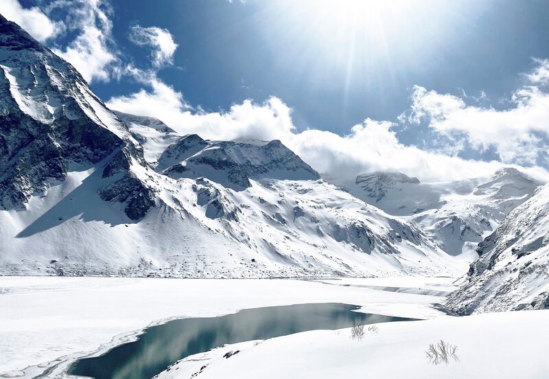 Wasserfallboden, Gletscher im Winter. – Bild: ORF/​AV BABY