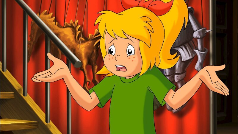 Bibi hat keine Ahnung, wohin die Prinzessin gelaufen sein könnte. – Bild: ZDF und Kiddinx