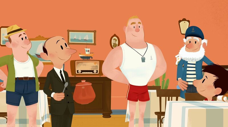 In Nicks Urlaubshotel bereiten sich alle auf den diesjährigen Gesangswettbewerb vor. – Bild: SWR/​MEDIA VALLEY – BELVISION/​Le Petit Nicolas®