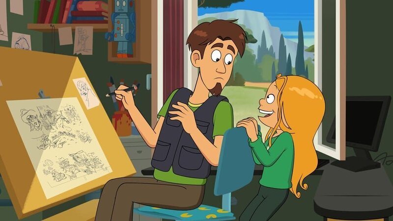 Marine prüft, ob die Aushilfe von Papa geeignet ist als neuer Freund für Wendy. – Bild: NDR/​BAMBOO PRODUCTION – SAMKA PRODUCTIONS