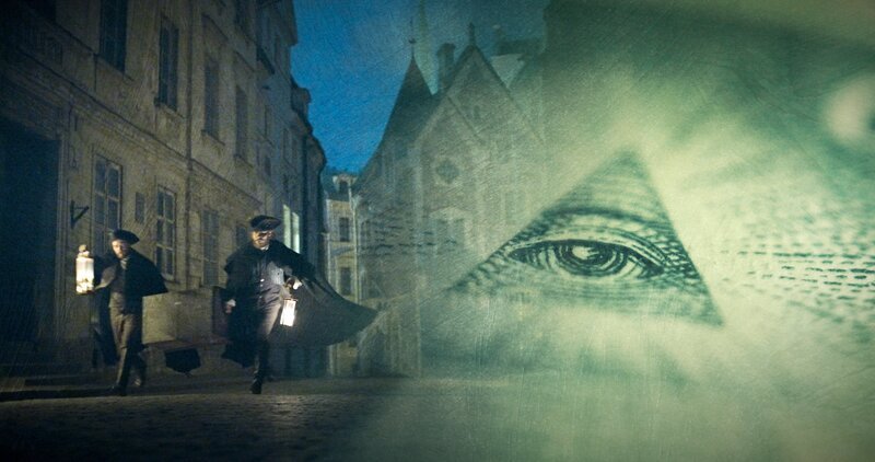 Die Pyramide mit dem sehenden Auge ist wohl das bekannteste aller Illuminaten-Symbole. Zu finden ist sie auch auf der 1-Dollar-Note. – Bild: Tobias Lenz /​ ZDF
