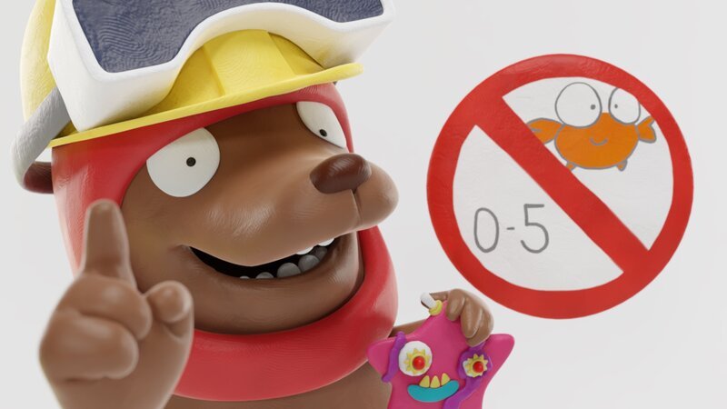 Tüftel preist seine Erfindung an. – Bild: hr/​Miam/​Autour de minuit