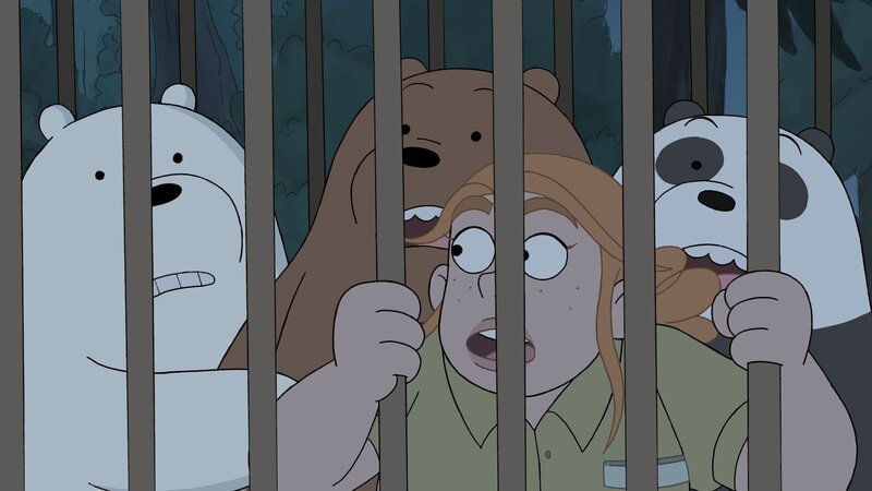 v.li.: Ice Bear, Grizzly Bear, Ranger Tabes, Panda Bear – Bild: The Cartoon Network