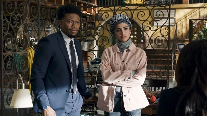 Devin Roundtree (Caleb Castille, l.); Special Agent Fatima Namazi (Medalion Rahimi, r.) – Bild: CBS Broadcasting Inc. All Rights Reserved.
