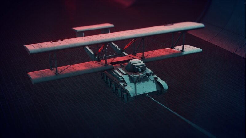 Anatov-40 gliding Tank  +++ – Bild: RTL /​ Wildbear Entertainment 2023 /​ Panzer