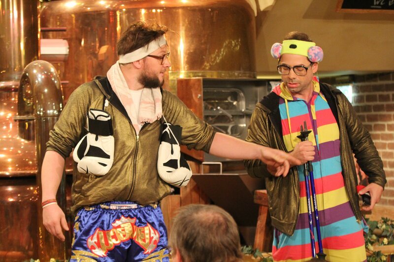 Das Comedy-Duo Lubber & Babbo aus Oberschwappach im Steigerwald. – Bild: Benjamin Baumann /​ BR