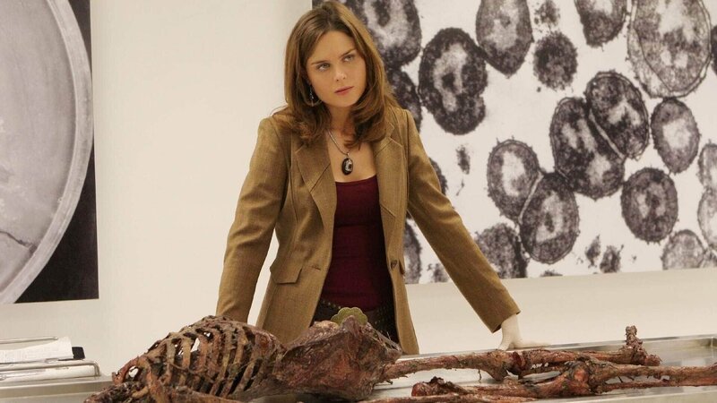 Brennan (Emily Deschanel) war eigentlich gerade dabei, ein 1.500 Jahre altes Skelett, das noch gut erhalten ist, als Krieger aus der Eisenzeit zu authentifizieren, als das FBI in Los Angeles ihre Hilfe braucht, um die Körperteile einer Frau zu identifizieren … – Bild: TVNOW /​ FOX