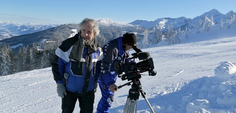 Filmteam: Regisseur Alfred Ninaus und Kameramann Reinhold Ogris. – Bild: ORF/​Ninaus