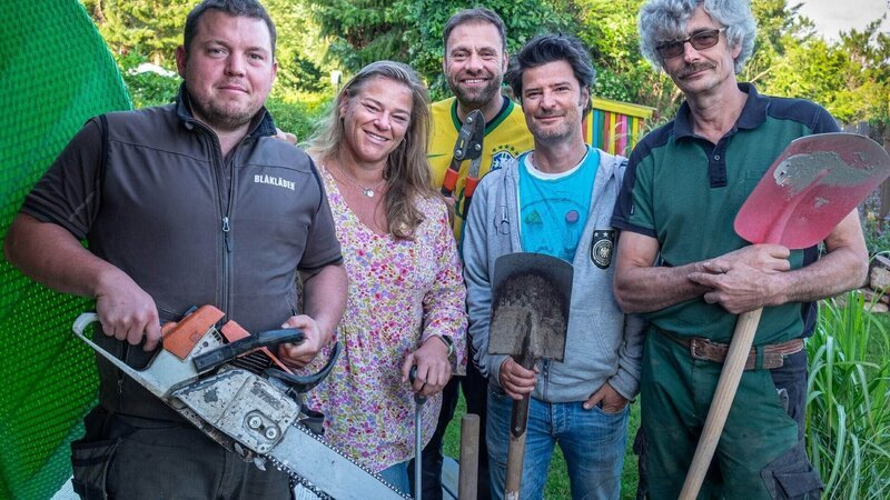 V.l.: Henrik, Birte, Claus, Martin und Ralf – Bild: RTL /​ Tokee Bros.