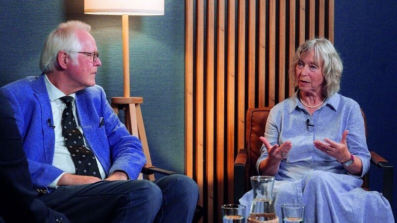 EPG-Bild; Prof. Helge Stadelmann und Elke Kamphuis (v.l.) – Bild: Bibel TV/​FTH talk – echt und ehrlich