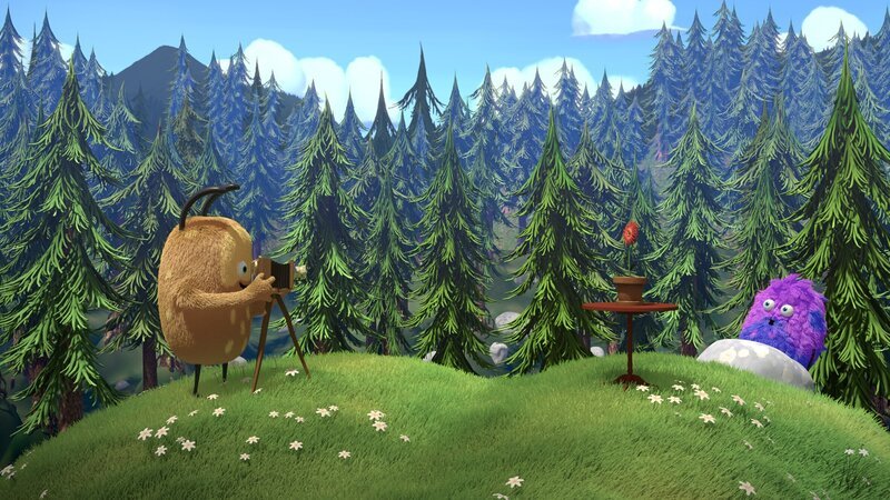 Kiwi möchte ein Foto von seiner Blume machen. – Bild: NDR/​Copenhagen Bombay