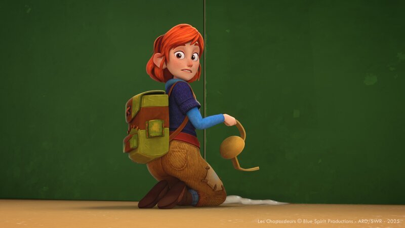 Was war das für ein Geräusch? Milly wird beim Reparieren im Bad überrascht. – Bild: SWR/​Blue Spirit Productions