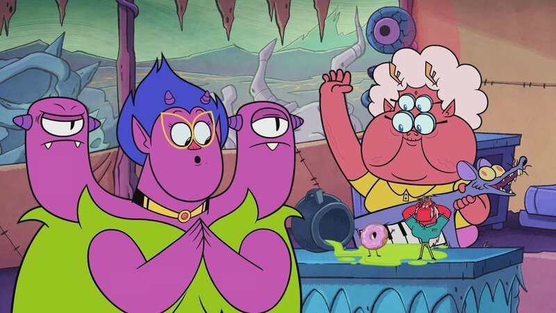 Mar, Gar, Ret, Nana Trigon, Trigon the Terrible – Bild: Warner Bros. Animation /​ WBEI