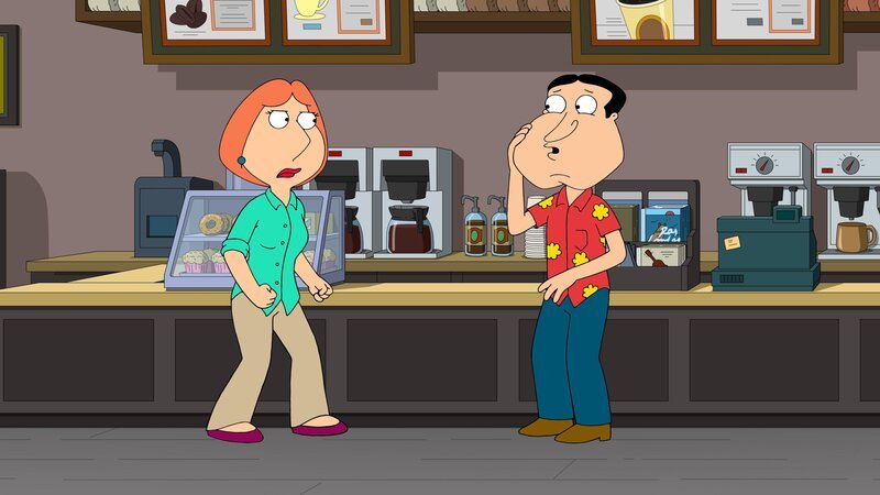 Lois Griffin (l.); Glenn Quagmire (r.) – Bild: Fox and its related entities