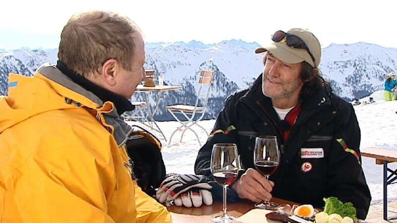 Harry Prünster und Hans Kammerlander, Extrem-Bergsteiger. – Bild: ORF III