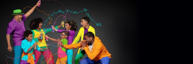 v.li.: Pops Johnson (Laurence Fishburne), Jack Johnson (Miles Brown), Rainbow Johnson (Tracee Ellis Ross), Diane Johnson (Marsai Martin), Zoey Johnson (Yara Shahidi), Andre Johnson Jr. (Marcus Scribner), Andre Johnson (Anthony Anderson). – Bild: ORF /​ Disney/​ABC