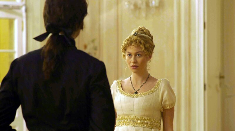 Erzherzogin Leopoldine von Österreich (Zoë Straub) und portugiesischer Kronprinz Dom Pedro. – Bild: ORF /​ RAN Film