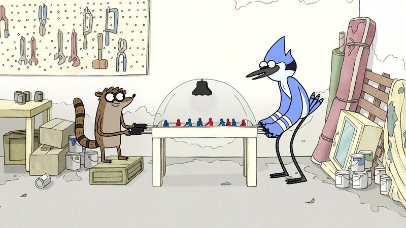 v.li.: Rigby, Mordecai – Bild: Cartoon Network
