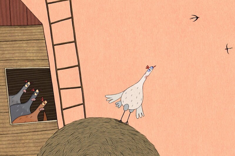 Guetnachtgschichtli Lenas Hof - S Huen wott flüüge Folge 4 Das Huhn will fliegen. – Bild: SRF/​Studio FILM BILDER GmbH