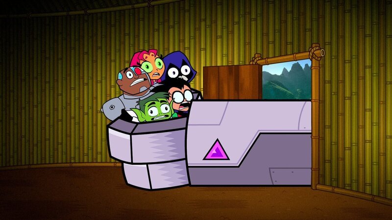 v.li.: Cyborg, Starfire, Beast Boy, Raven, Robin – Bild: Cartoon Network