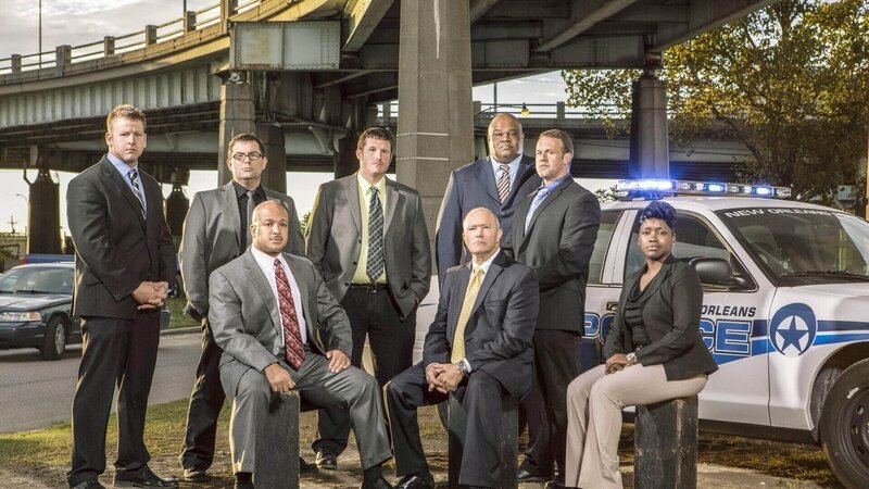 V.l.: Justin Rice, Charlie Hoffacker, Tindell Murdock, Matthew Morrison, Tim Bender, Barret Morton, Bruce Glaudi, Amy Robinson – Bild: TVNOW