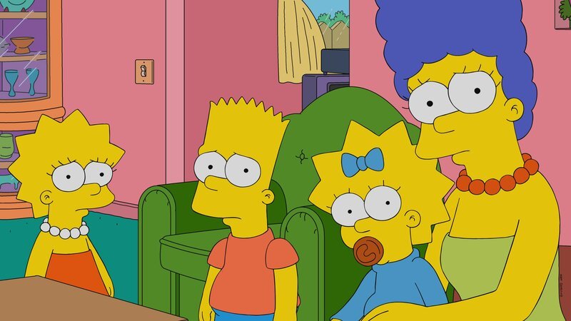 (v.l.n.r.) Lisa; Bart; Maggie; Marge – Bild: ProSieben