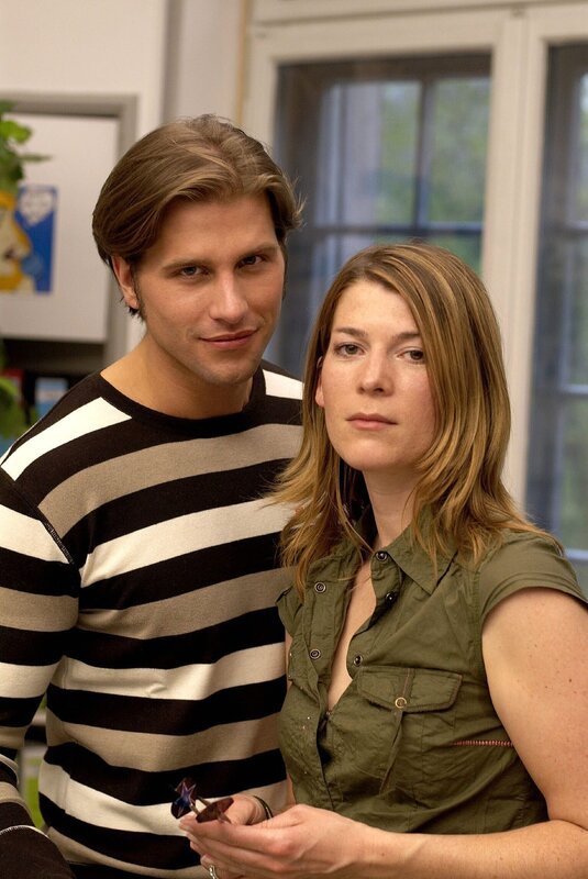 Das Ermittlerduo Katja Hansen (r.) und Sebastian Thiele (l.) – Bild: Sat.1 /​ Walter Wehner