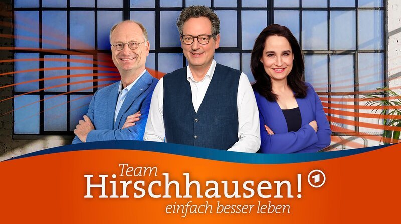 Im Bild v.l.n.r. ARD Wetter-Experte Sven Plöger, Dr. Eckart von Hirschhausen, die Ärztin Dr. Yael Adler. – Bild: ARD/​WDR/​Ansager&Schnipselmann/​Ulrich Schepp, Julia Feldhagen, Jenny Sieboldt; Hintergrund: Baazd GmbH; Grafik: Michael Kraft
