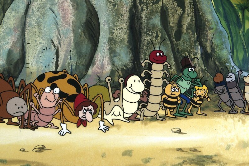 Alle Insekten stehen am Start für den Marathonlauf. – Bild: ORF 1