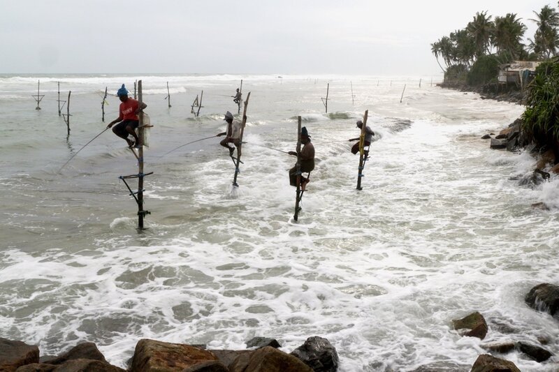 Fischer auf Stelzen – Bild: SRF/​ZDF Studios
