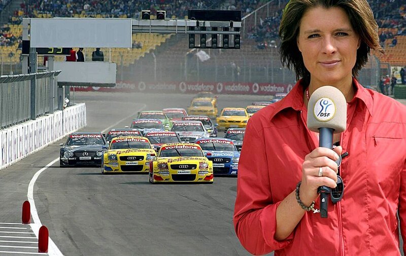 MOTODROM DSF Moderatorin Maren Braun präsentiert auch diesmal wieder Berichte aus den spektakulärsten und renommiertesten Rennserien des Motorsports: DTM (Foto: Thomas Urner), Formel 3, V8Star, Beru Top 10, FIA Sportwagen-Meisterschaft, Champcars, Indy Racing und vieles weitere mehr. – Bild: DMB