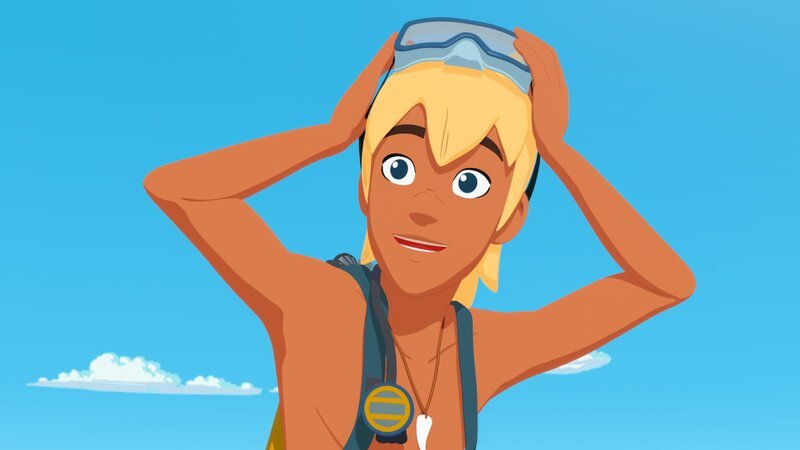 Yann macht sich bereit für die erste der drei Aufgaben des Initiationsritus. Erst wenn er alle drei Aufgaben bewältigt hat, kann er ein traditionelles Tattoo bekommen. – Bild: ZDF/​c Media Valley/​Marzipan Films/​TF1/​Gaumont Animation