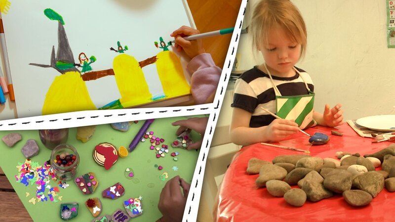 Steine sind toll! - Monster, Malerei und Edelsteine. – Bild: KiKA/​Motion Works GmbH