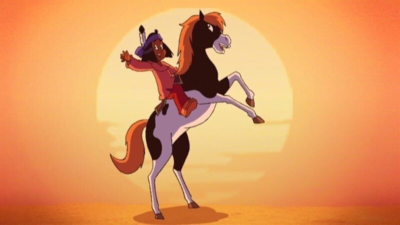 Yakari und Großer Adler 9; © WDR/​Storimages – Honorarfreie Verwendung gemäß AGB im redaktionellen Zusammenhang mit genannter Sendung bei Nennung „Bild: WDR/​Storimages“. Andere Verwendung nur nach Absprache. KiKA Marketing & Kommunikation – bildredaktion@kika.de Telefon: +49.361.218⁠–⁠1826 – Bild: WDR/​Storimages