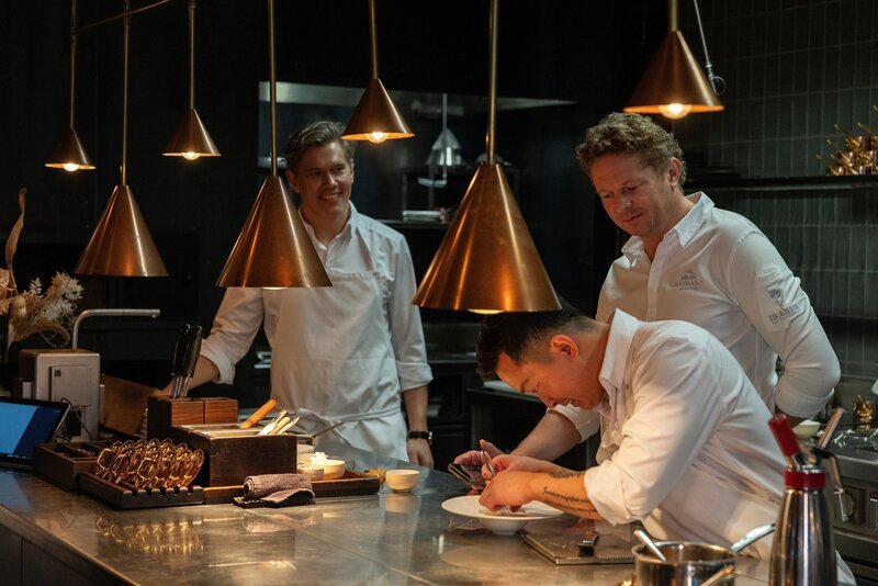 v.li.: Tommy Myllymäki, Pi Le, Martin Klein – Bild: Charlie Drevstam /​ Red Bull Content Pool