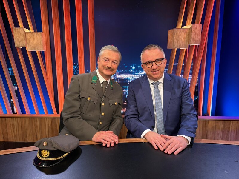 Alfred Dorfer, Peter Klien. – Bild: ORF/​Gebhardt Productions