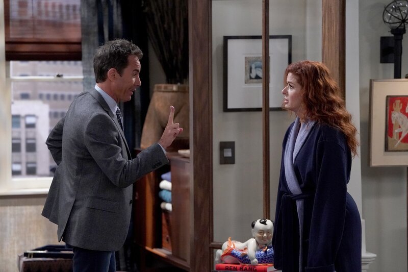 Will Truman (Eric McCormack, l.); Grace Adler (Debra Messing, r.) – Bild: NBCUniversal Media, LLC /​ Chris Haston